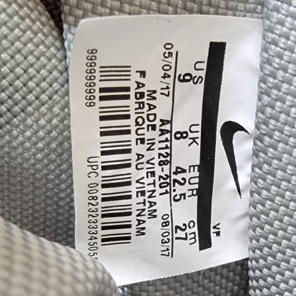 Nike SF Special Field Air Force 1 AF1 Hi Boot Gray Rattan Size 9 AA1128-201 - Picture 12 of 12